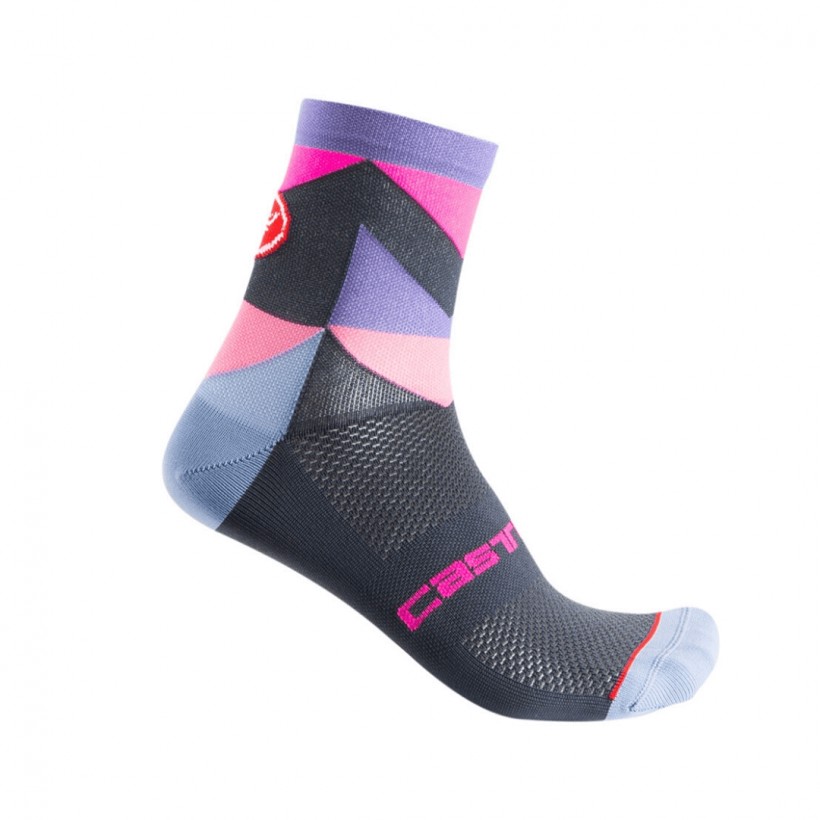 Castelli Unlimited Purple Pink Socks Woman