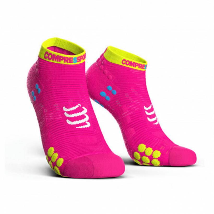 Compressport Pro Racing v3 Run Short Socks Pink