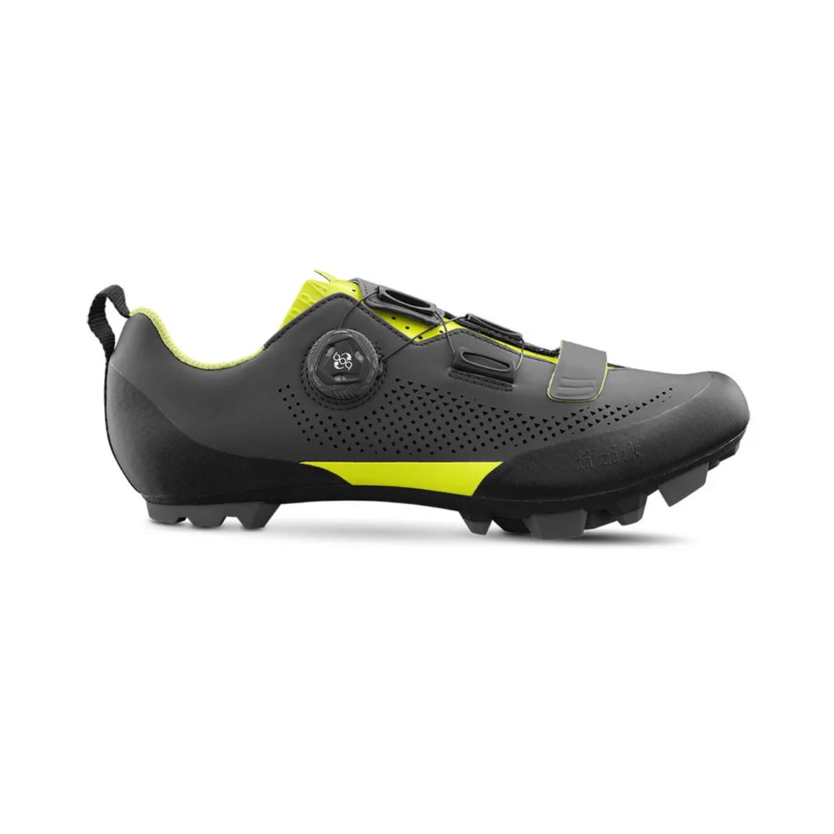 Fizik Terra X5 shoes color Gray Yellow Fluor, Size 42 - EUR