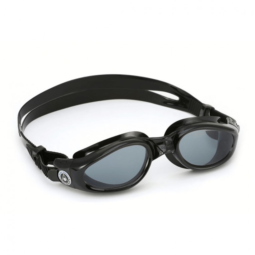 Aqua Sphere Kaiman Black Mirror Transparent Black Swimming Goggles