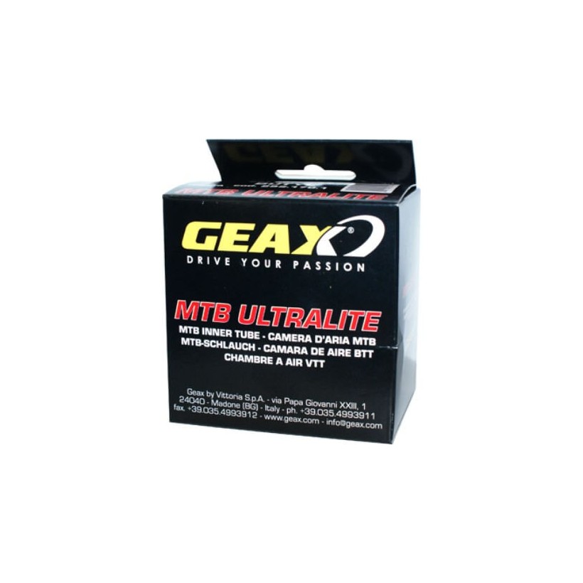 Tubo Geax MTB - Ultralite 26x1.10 / 1.50 Schrader