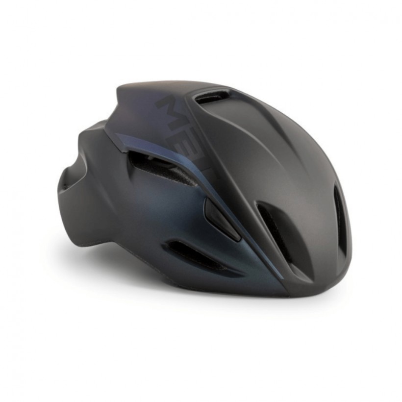 Casco aero Met Manta Negro Iridiscente