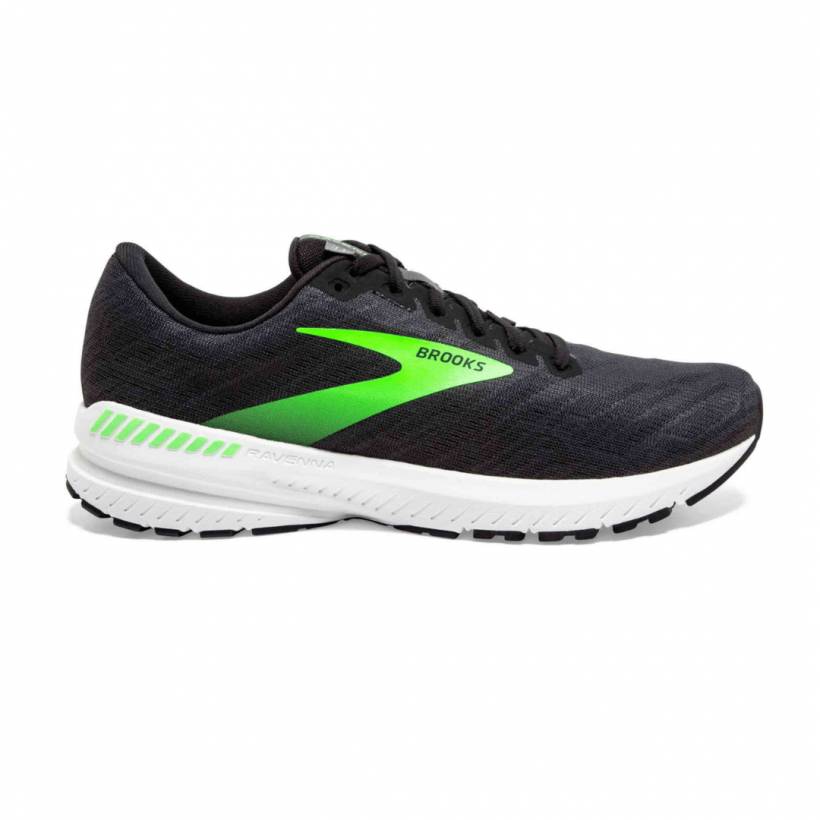 Brooks Ravenna 11 Czarny Limonkowo Zielony PV20 Buty Męskie