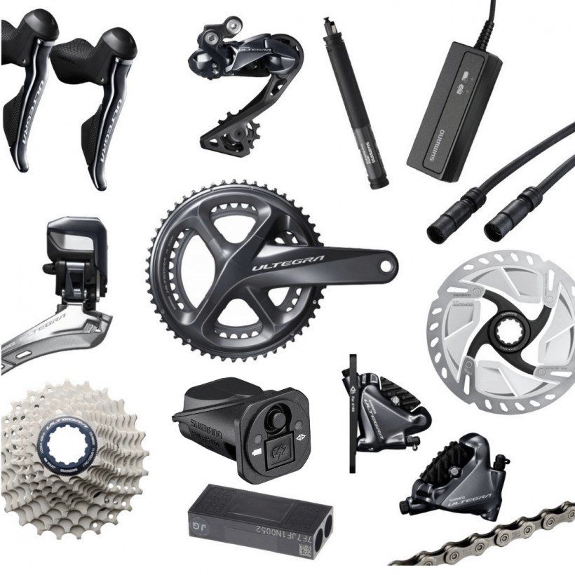 Shimano Ultegra R8070 Di2 Disc-Gruppe