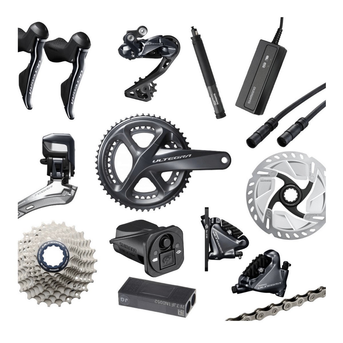 Grupo Completo Shimano Ultegra R8070 Di2 Disc