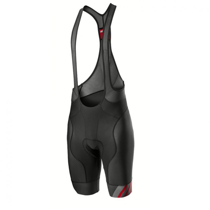 Castelli Free Aero Race 4 Kit Rosso Corsa Dark Gray Bib Shorts