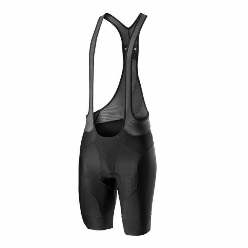 Castelli Spodenki na szelkach Free Protect Race Rosso Corsa Czarne