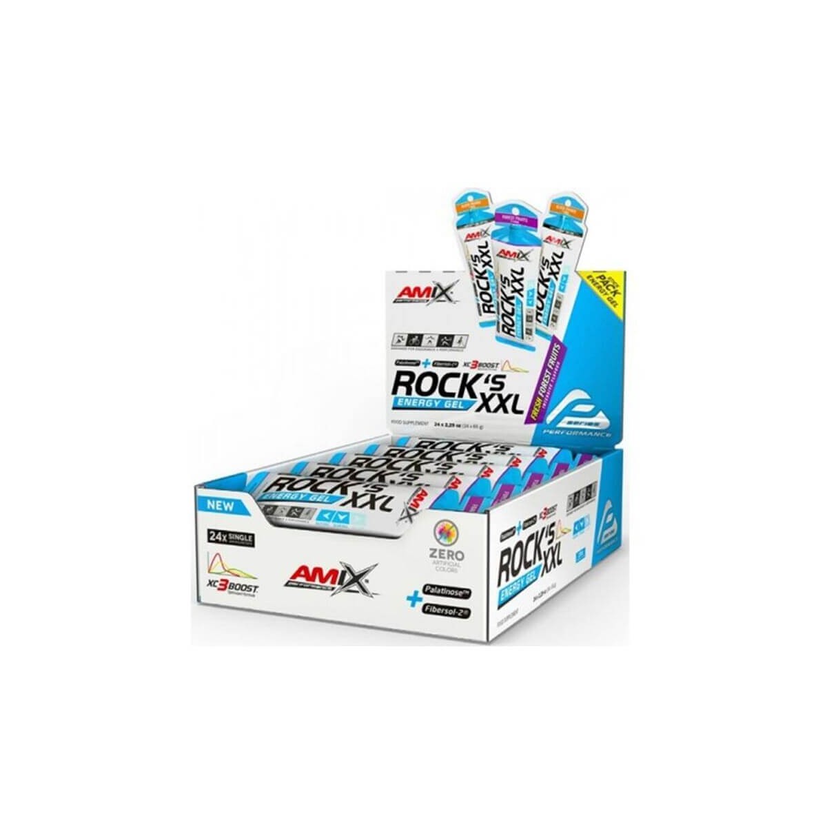 MIX 2 günstig Kaufen-AMIX rockt Gel XXL mit Orangenkoffein 24 ud x 65 gr. AMIX rockt Gel XXL mit Orangenkoffein 24 ud x 65 gr <![CDATA[AMIX rockt Gel XXL mit Orangenkoffein 24 ud x 65 gr Rock's Energy Gel XXL ist ein ideales 65-g-Format für die Aufnahme großer Mengen an Koh