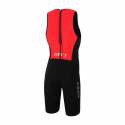 Neopreno Zone3 Streamline Sin Mangas Rojo Negro Hombre