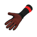 Neopreno Zone3 Guantes de Natación Negro Rojo