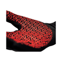 Zone3 Neopren-Schwimmhandschuhe Schwarz Rot