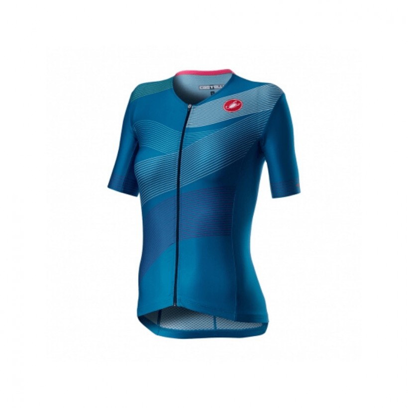 Castelli Free Speed 2 W Race Top Navy Blue Woman Jersey