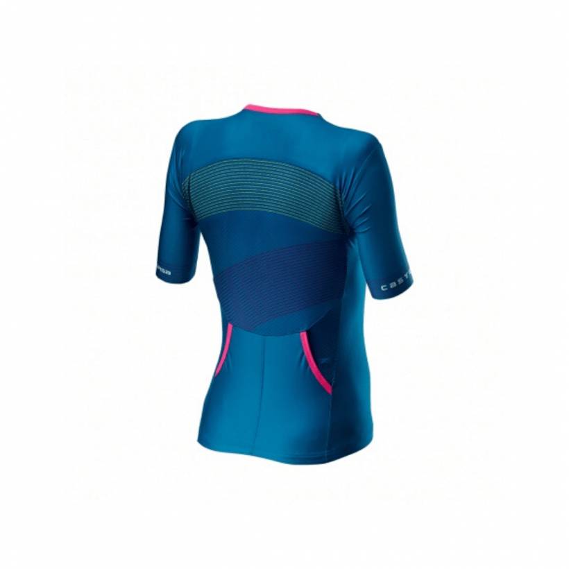 Granatowa koszulka damska Castelli Free Speed 2 W Race Top