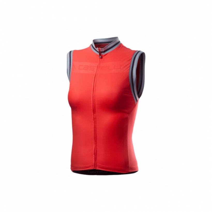 Maillot Femme Castelli Promessa 3 Rose Sans Manches