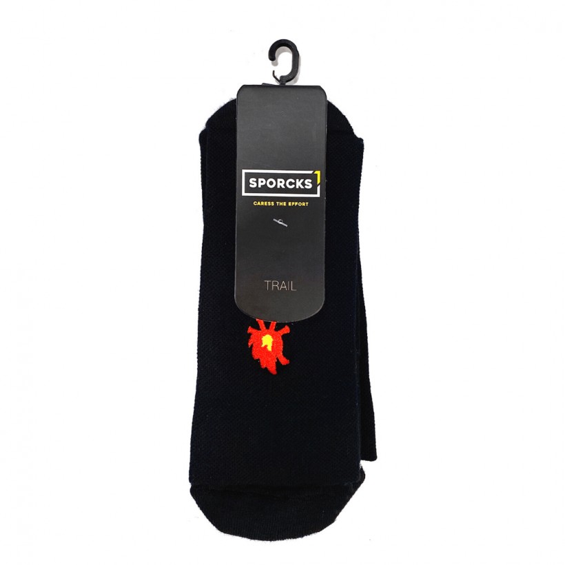 Calcetines Trail Sporcks Negro Llama