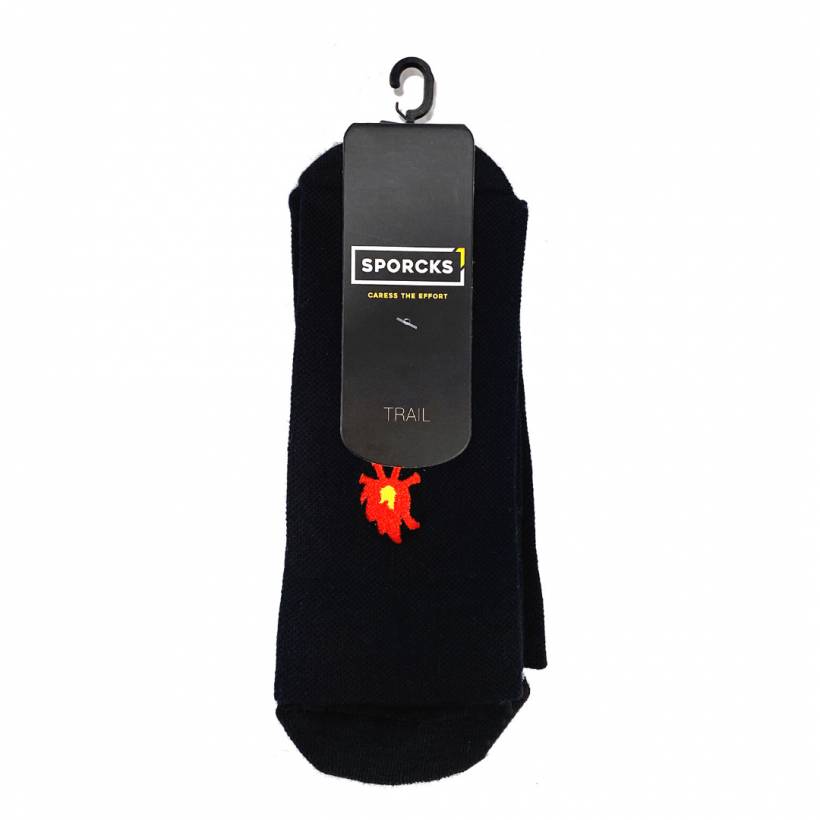 Calzini Trail Spocks Black Flame