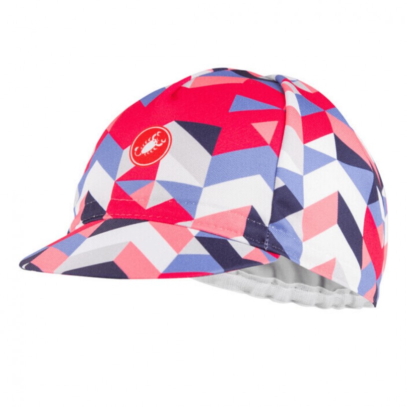 Castelli Cap Pink Red White Lilac