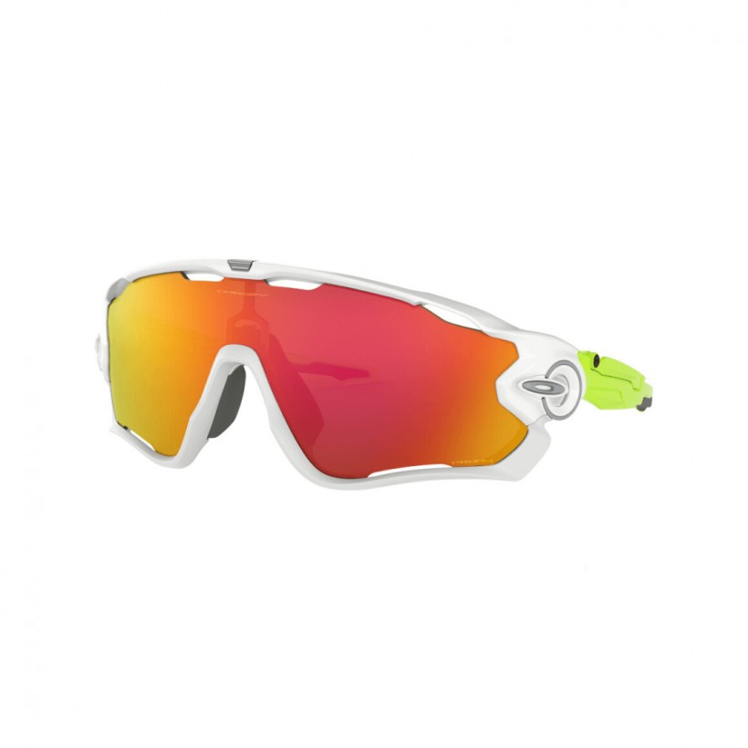 Oakley Jawbreaker Origins Glasses White Prizm Ruby