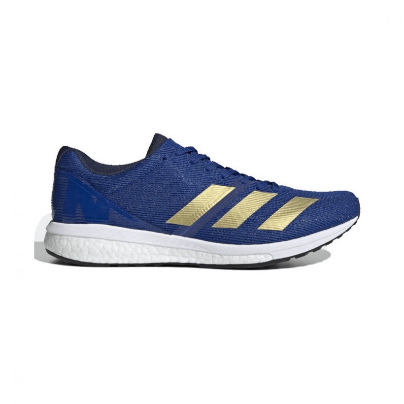 Adidas Adizero Boston 8 m Blue Gold AW19 Men's Shoe