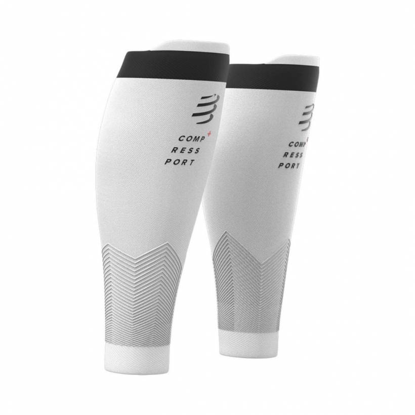 Compressport R2V2 pończochy uciskowe białe