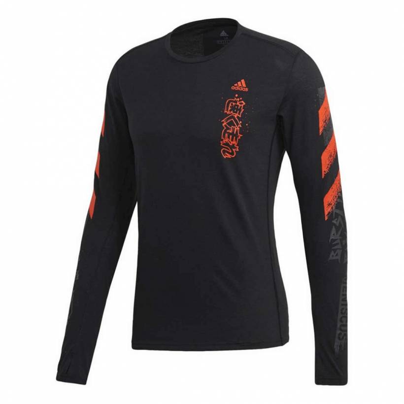 Adidas Fast Graphic Men's Long Sleeve T-Shirt