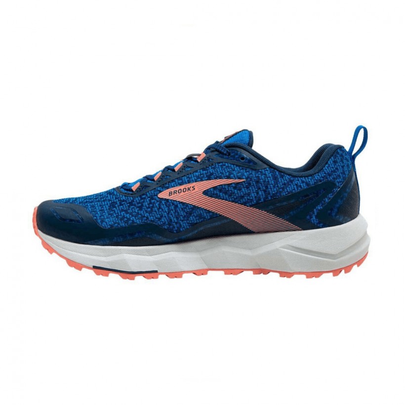 Sapatos femininos Brooks Divide Azul Laranja SS20