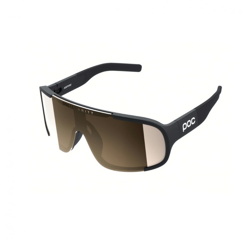 Óculos POC Aspire Performance com lentes prateadas pretas