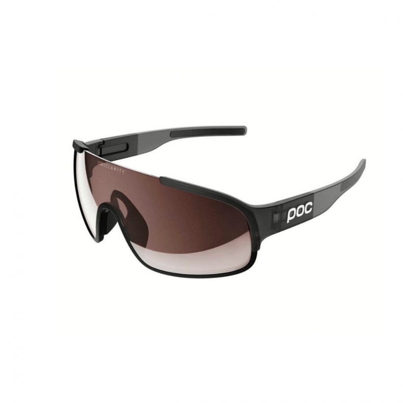 POC Crave Glasses Black Translucent Gray Lens