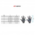 Guantes Giro Bravo Gel Cortos Rojo