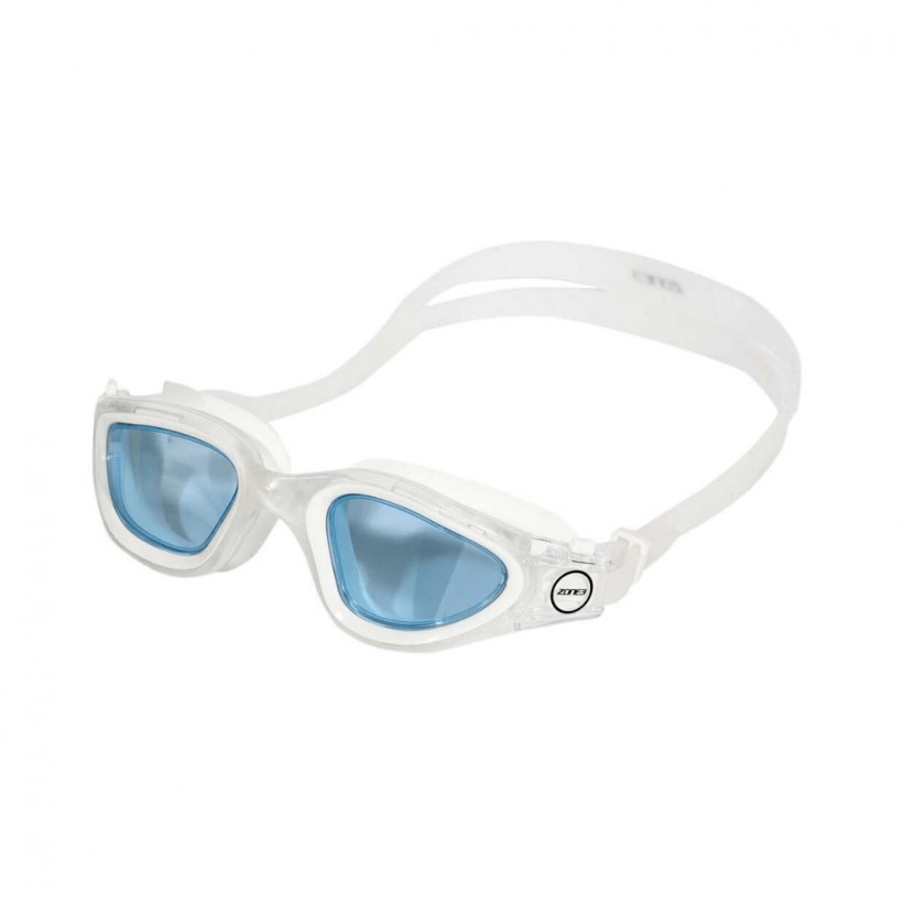 Okulary pływackie Zone3 Vapor biało-niebieskie