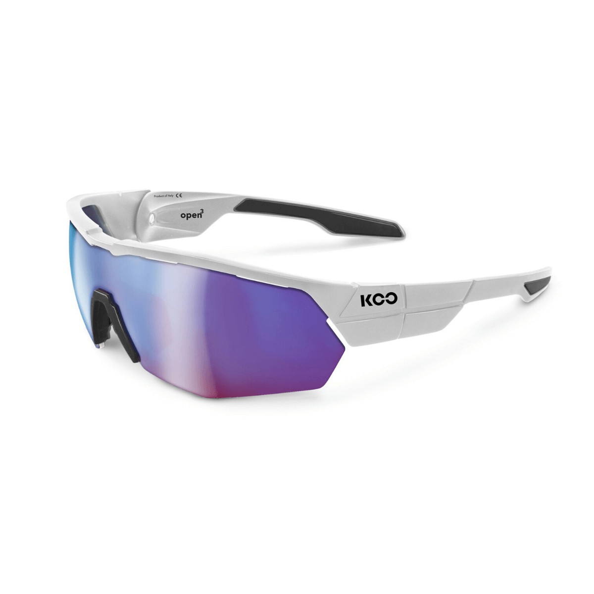 Of S  günstig Kaufen-Brille KOO Open Cube Weiß. Brille KOO Open Cube Weiß <![CDATA[Kask Koo Open Cube Weiße Fahrradbrille Das OPEN CUBE-Modell ist eine Fahrradbrille mit offenem Brillengestell. Das Modell ist mit ZEISS®-Objektiven ausgestattet, die natürlich aust