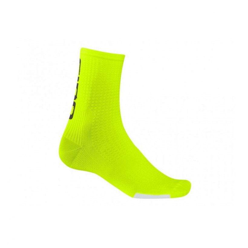Giro HRC Team Fluor Yellow Black Socks