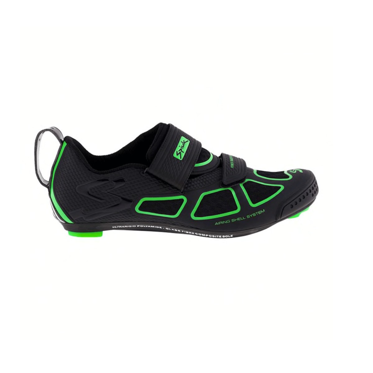 Spiuk Trivium Black Green Man Shoes, Size 47 - EUR