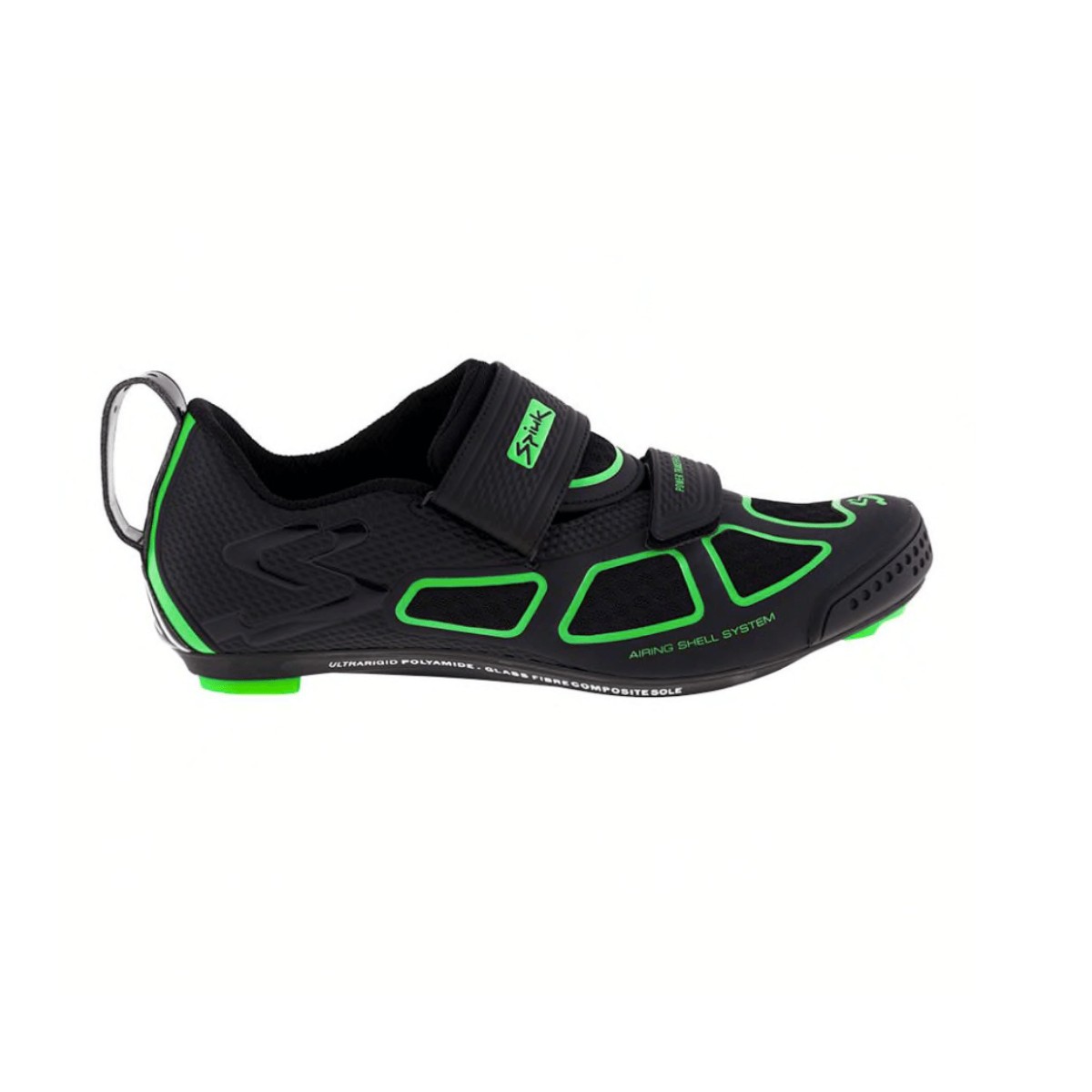 Zapatillas Spiuk Trivium Negro Verde Hombre, Talla 47 - EUR