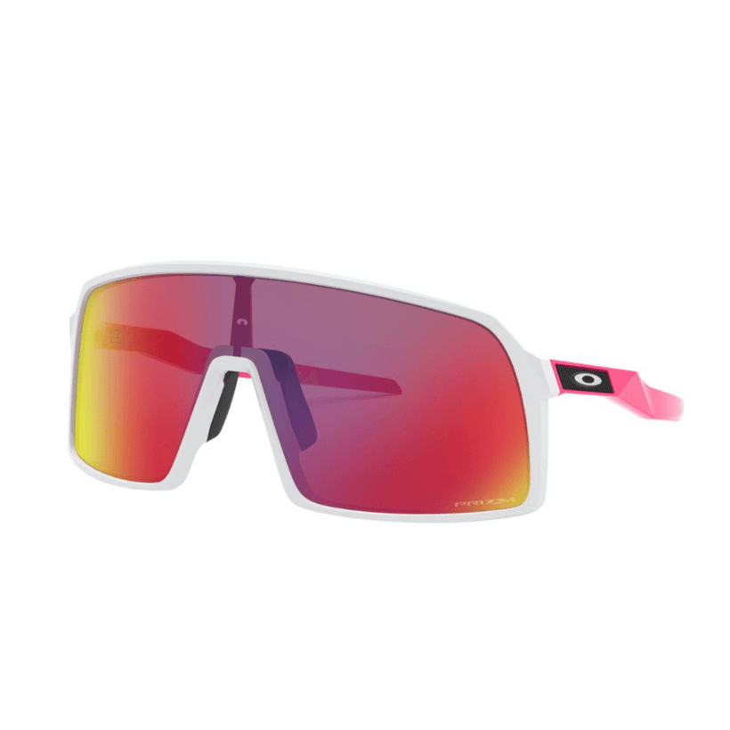 Oakley Sutro Prizm Road White Pink Glasses