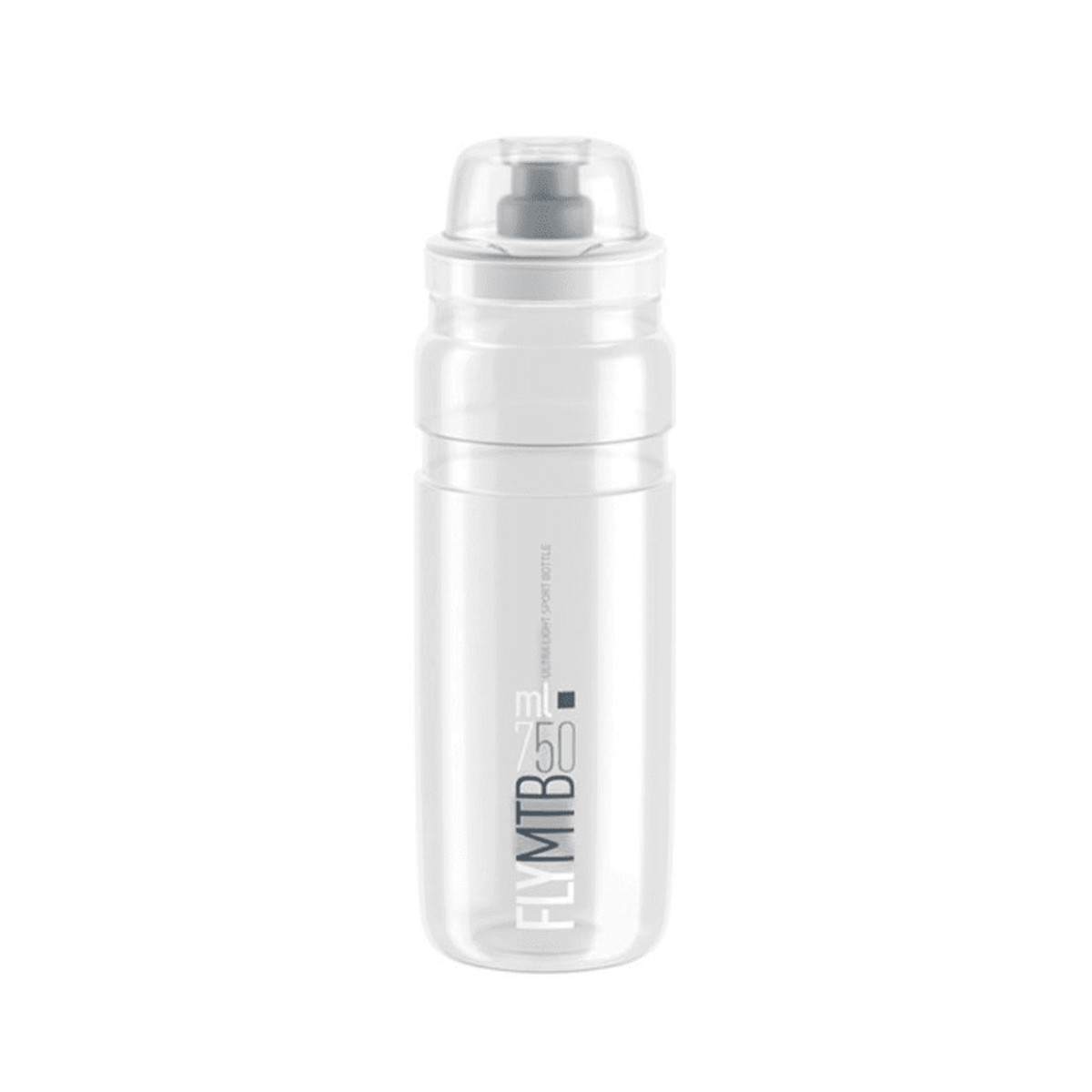 Elite Fly MTB Transparent Bottle Logo Gray 750 ML