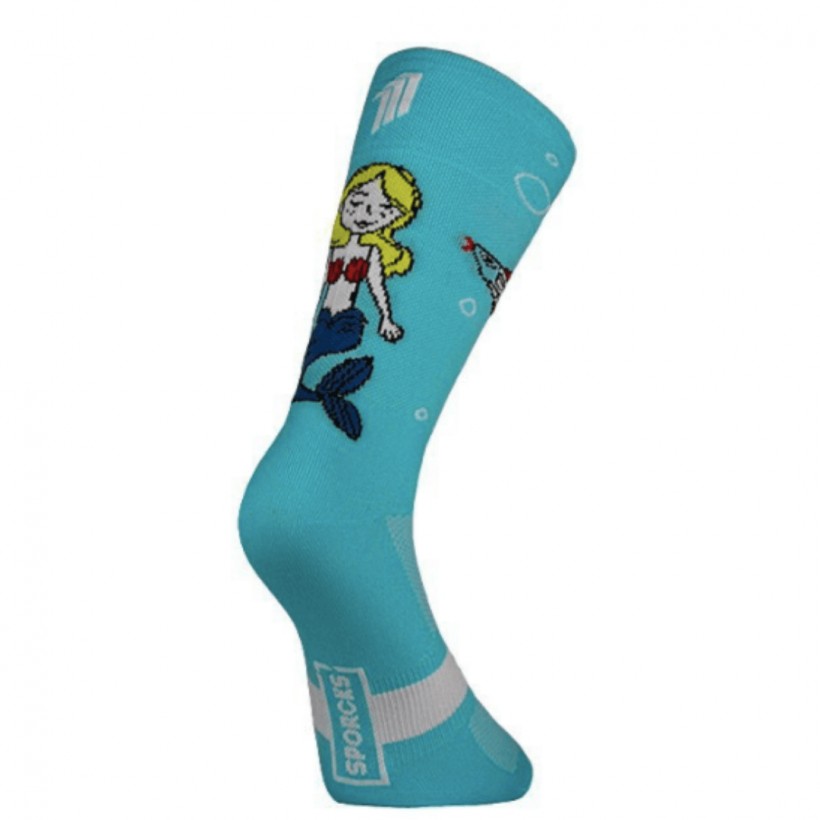 Sporcks Triathlon Socks Lucy Charles The Mermaid Blue