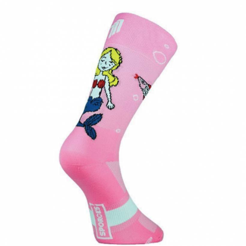 Calcetines Sporcks Triatlón Lucy Charles The Mermaid Pink