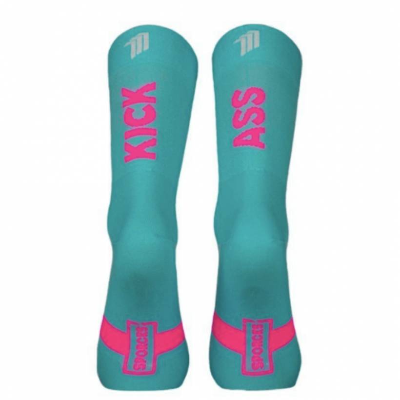 Calcetines Sporcks Triatlón Laura Philipp Kick Ass Blue