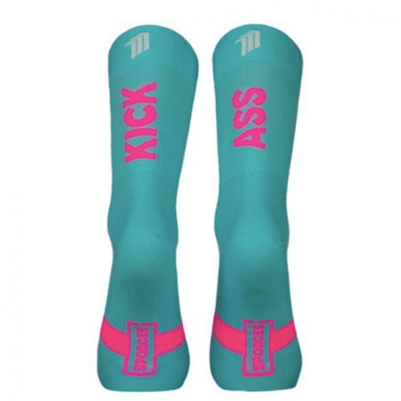 Sporcks Triathlon Laura Philipp Kick Ass Blaue Socken