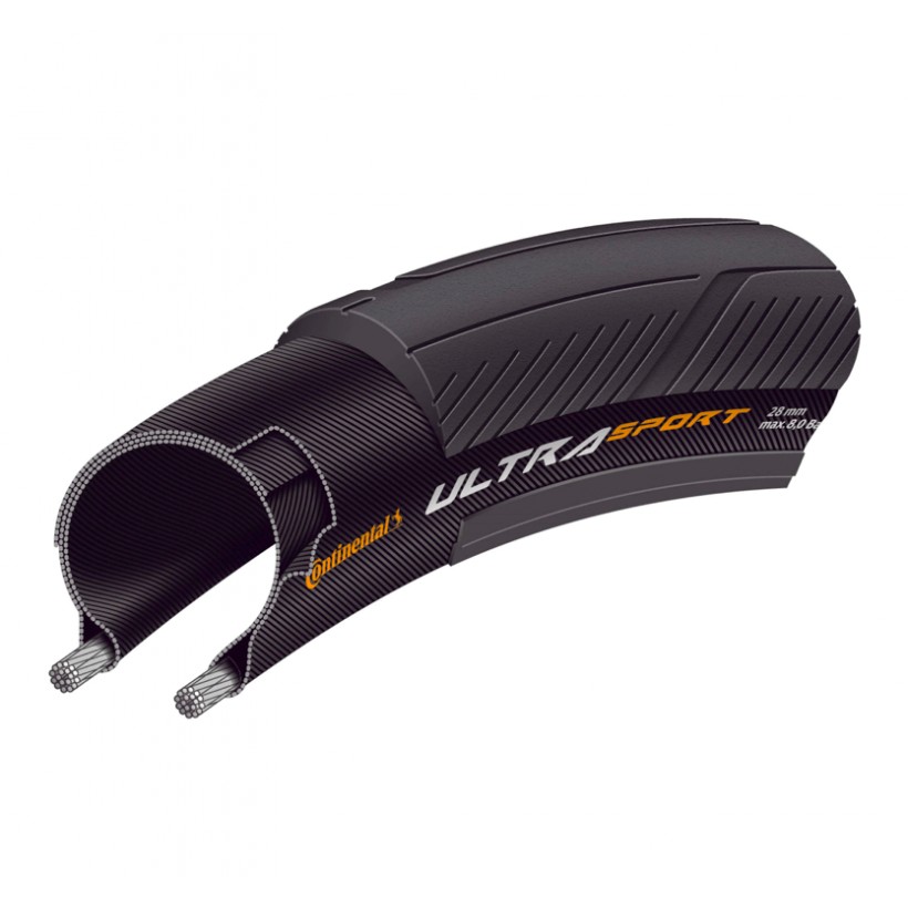 Pneu Continental Ultra Sport III 700 x 25 Noir