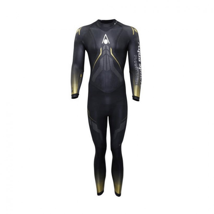 Phantom 2.0 Aqua Sphere Black Yellow Wetsuit for Men