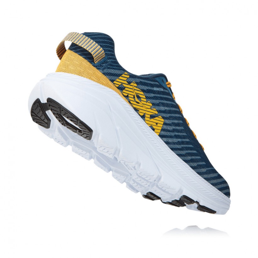 Hoka One One Rincon Shoes Blue Yellow White