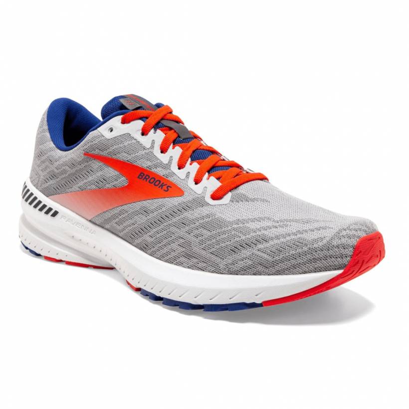 Zapatillas Brooks Ravenna 11 Gris Rojo PV20 Hombre