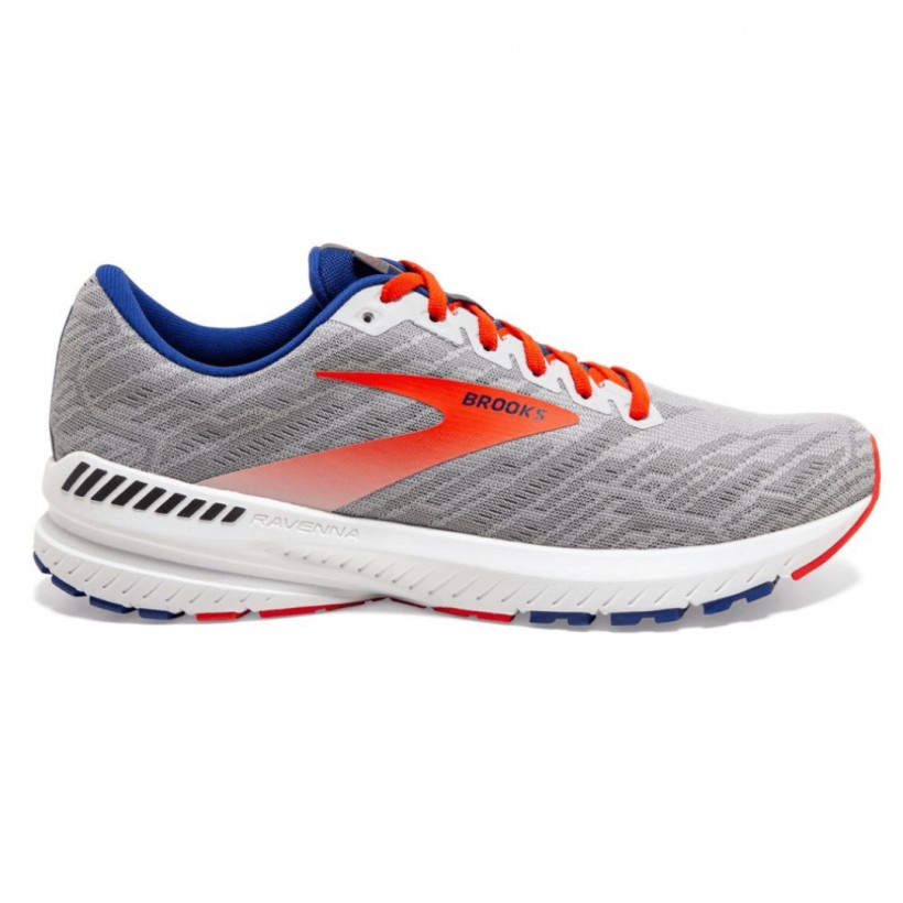 Brooks Ravenna 11 Gray Red SS20 Men's Running Shoes