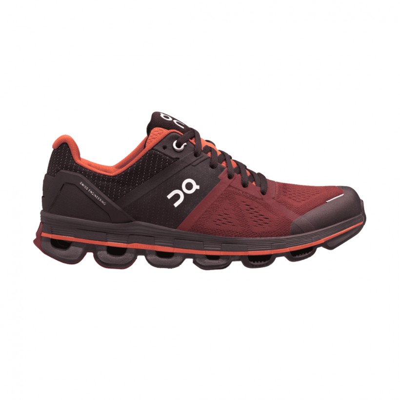 Zapatillas On Cloudace Rojo Naranja Mujer