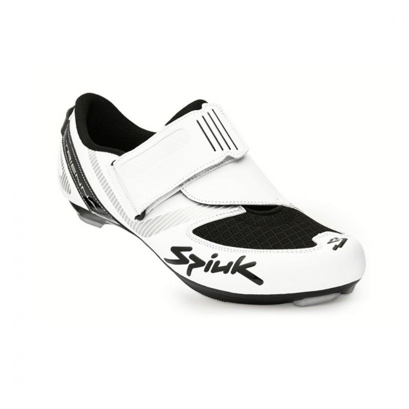 Spiuk Trienna Triathlon Matte White Shoes