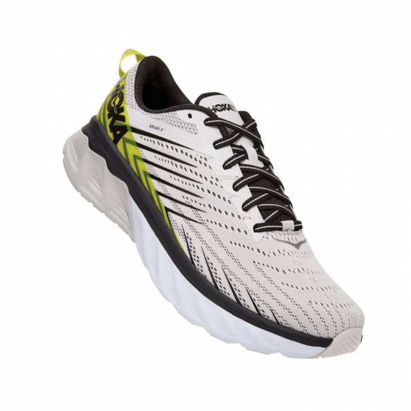 Scarpe Hoka One One Arahi 4 Grigio Giallo SS20 Uomo