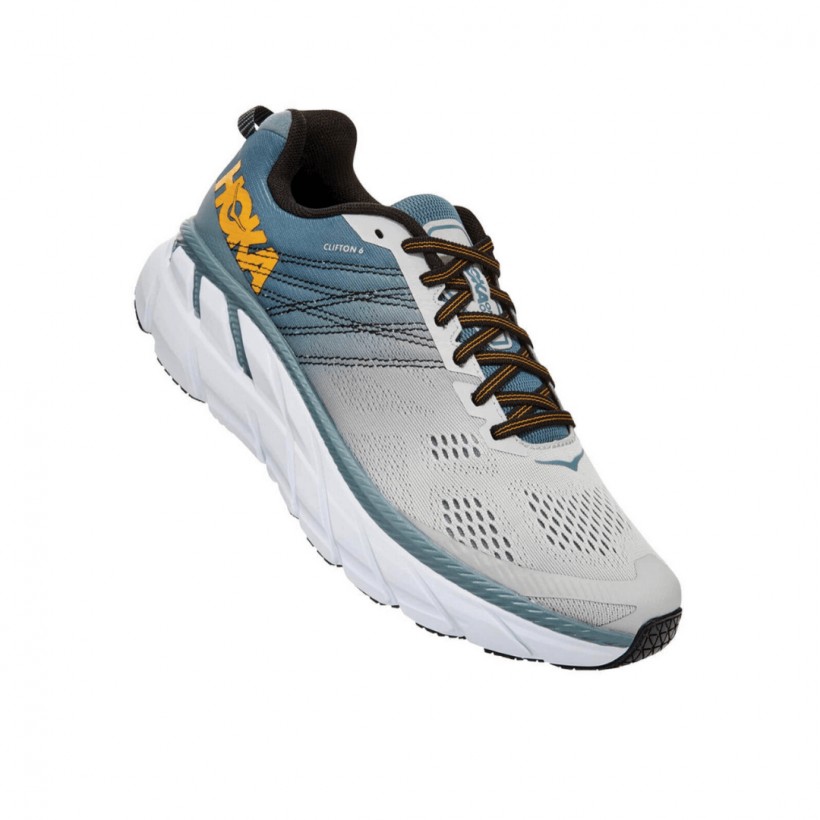 Chaussures Homme Hoka One One Clifton 6 Bleu Blanc SS20