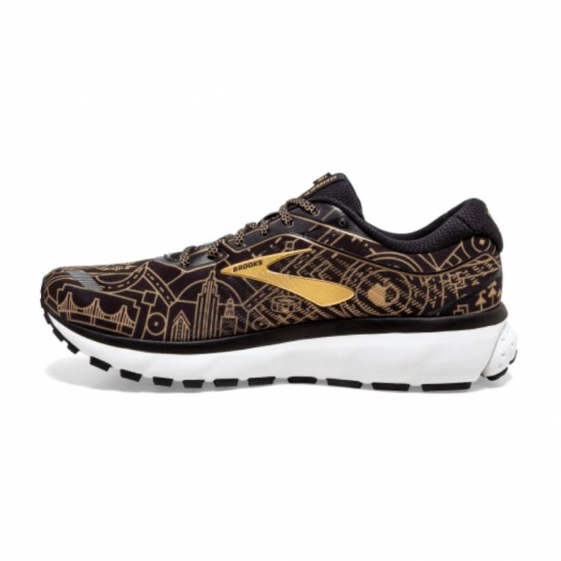 Brooks Ghost 12 Chaussures Noir Or SS20